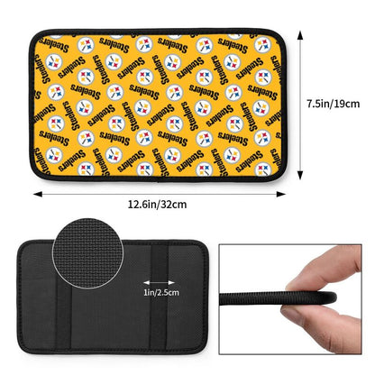 Pittsburgh Steelers  Printed armrest protective cover car armrest box cushion