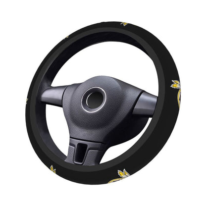 Washington Commanders 1 Printed car protective cover elastic steering wheel cover