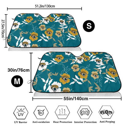 Jacksonville Jaguars Printed car windshield sunshade front windshield sunshade (multi size)