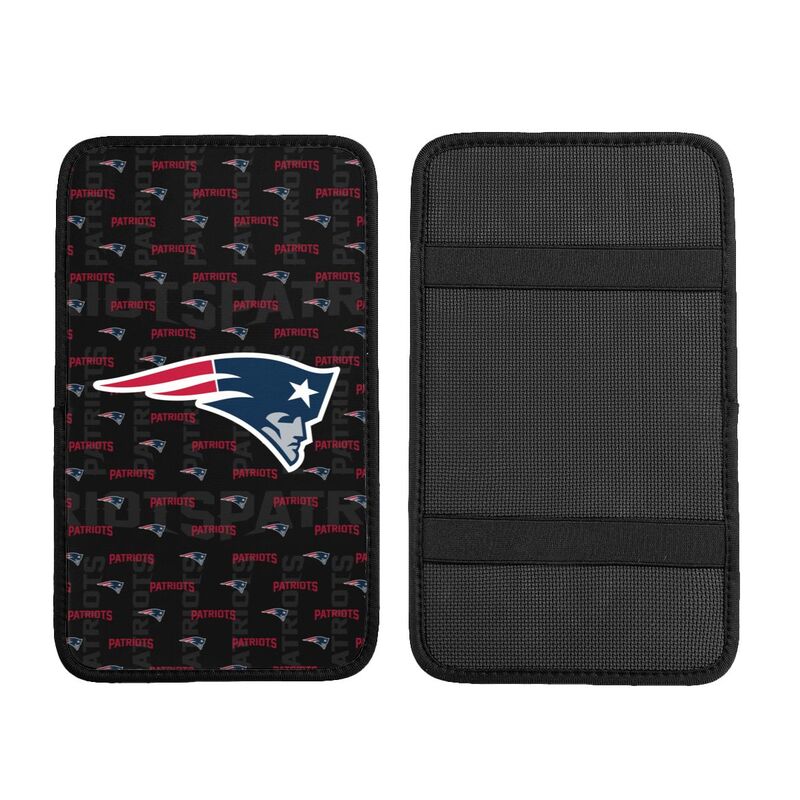 New England Patriots printed Car handrail cushion Personalized car armrest cover