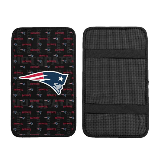 New England Patriots printed Car handrail cushion Personalized car armrest cover