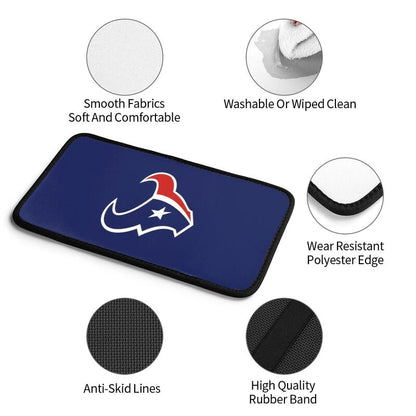 Houston Texans Printed car armrest box pad elbow protection pad