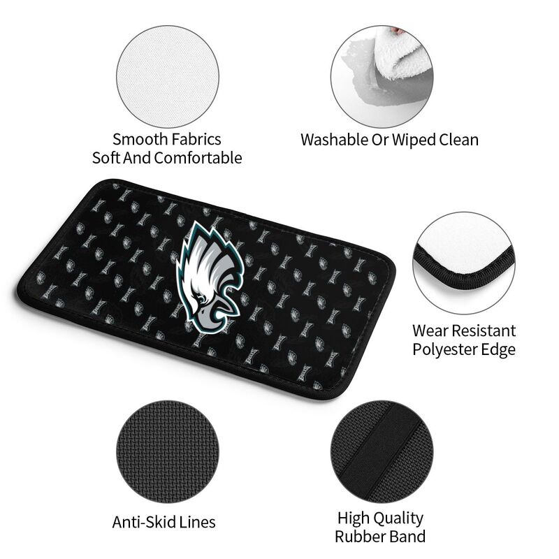 Philadelphia Eagles printed Car handrail cushion Personalized car armrest cover