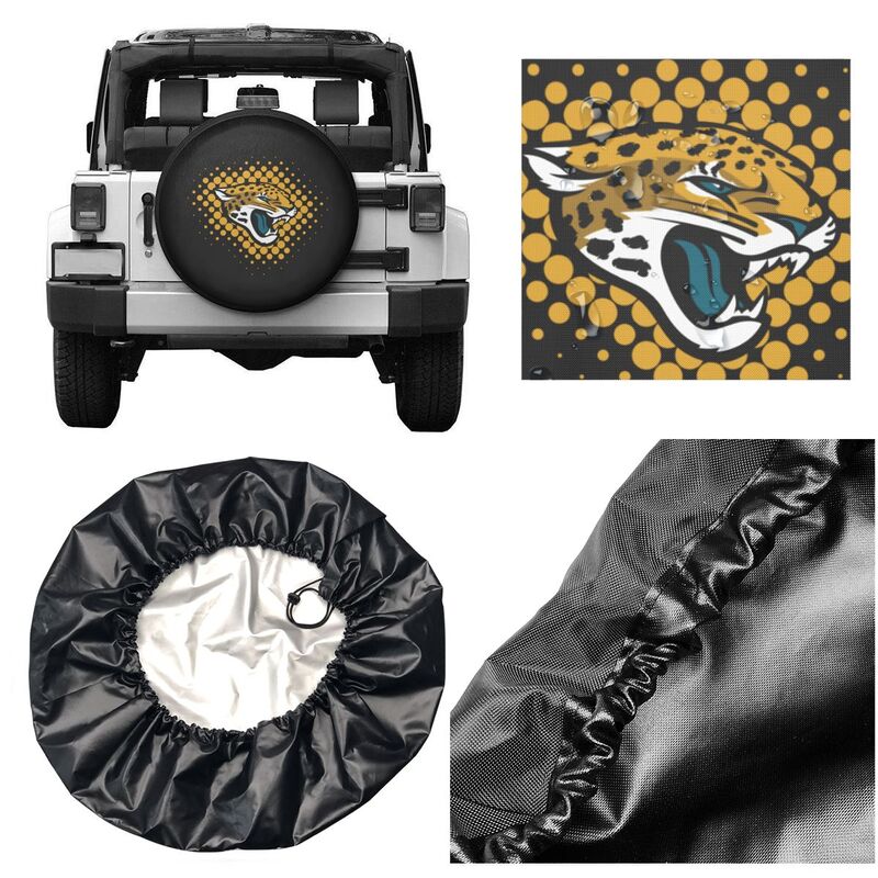 Jacksonville Jaguars Printing tire protection cover car sun protection tire protection cover