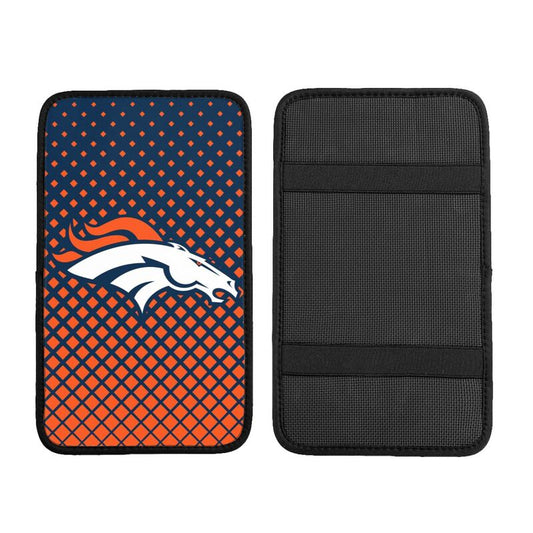Denver Broncos Car handrail box cushion Personalized printed car armrest cover