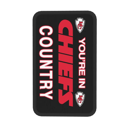 Kansas City Chiefs Printed car armrest box pad elbow support pad