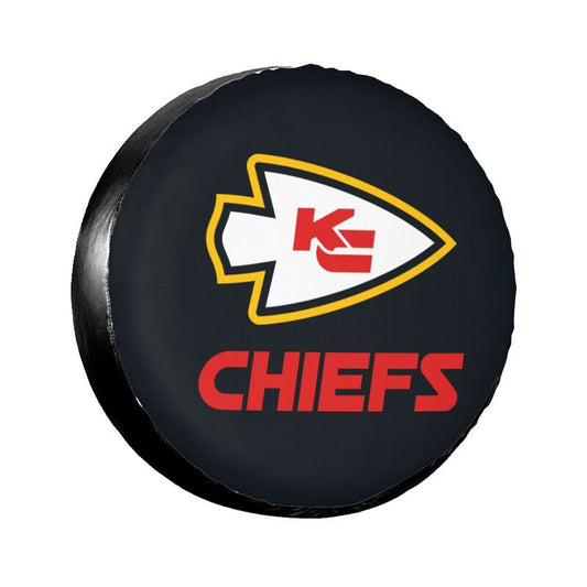 Kansas City Chiefs 2 Print tire protection covers car sunscreen tire protection covers