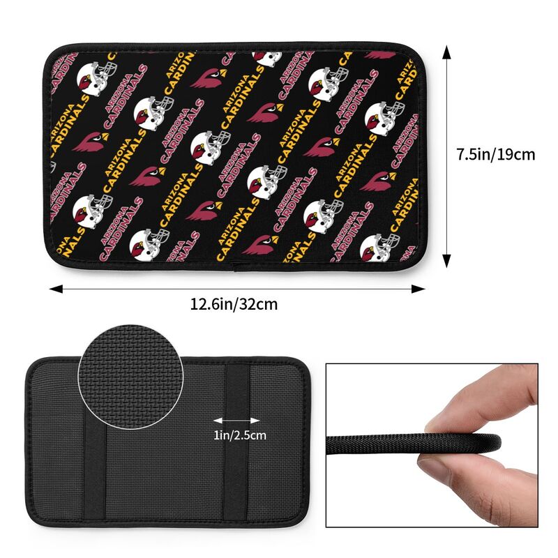 Arizona Cardinals Printing car armrest box protective pad