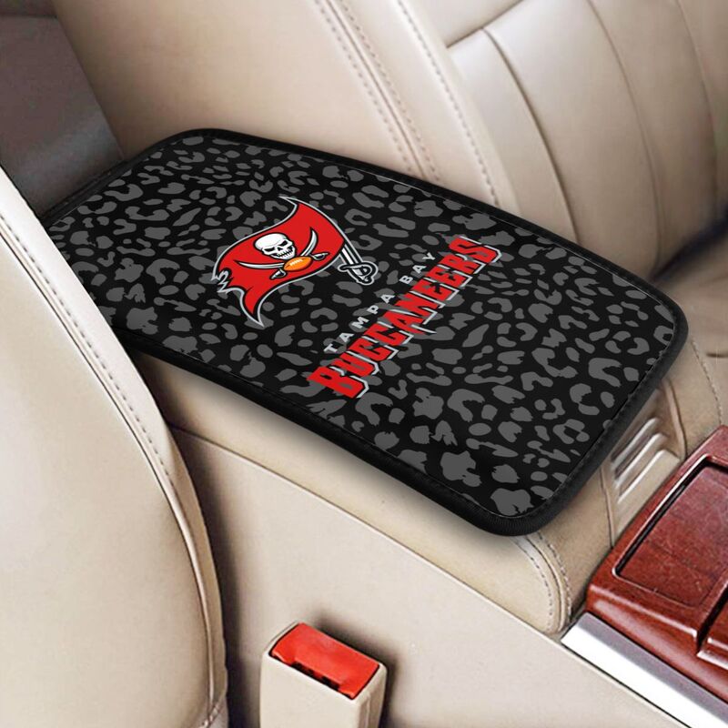Tampa Bay Buccaneers printed Car handrail box cushion Personalized car armrest cover