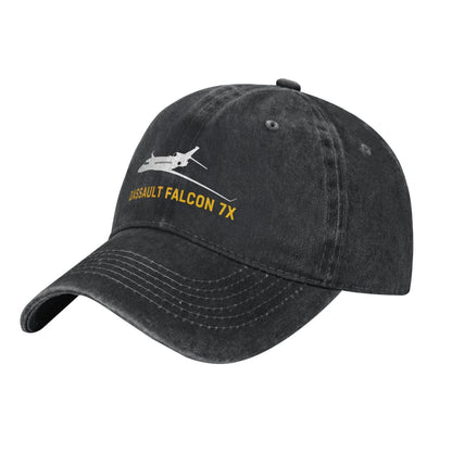 Dassault Falcon 7X Printing unisex baseball cap adjustable hats Outdoor leisure hat veteran gift