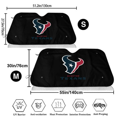 Houston Texans 6 Print suitable for front Car windshield sunshades Car windshield sunshades