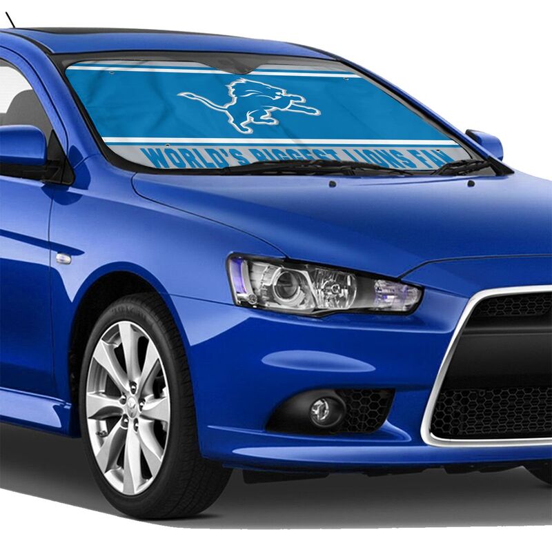 Detroit Lions Printing is suitable for car front windshield sunshades Car windshield sunshades