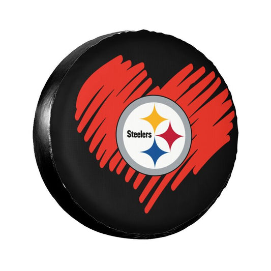 Pittsburgh Steelers 5 car dustproof sunscreen tyre protective cover Tyre protective cover