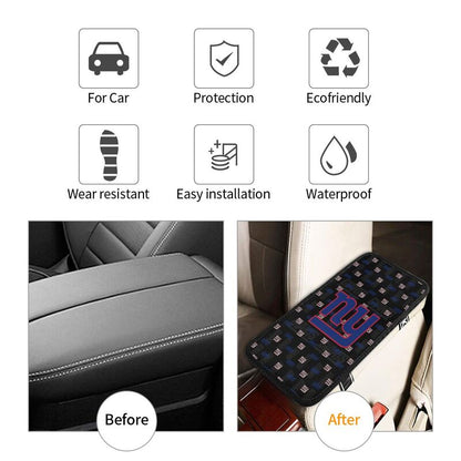 New York Giants printed Car handrail cushion Personalized car armrest cover