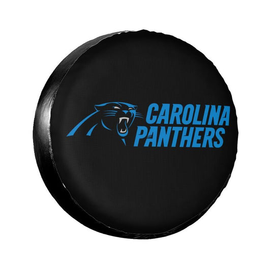Carolina Panthers 2 car dustproof sunscreen tyre protective cover Tyre protective cover