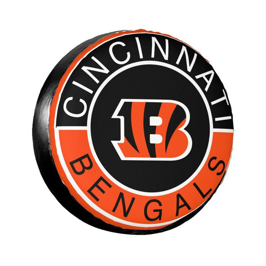 Cincinnati Bengals Printed tire protection cover car spare tire dust protection covers