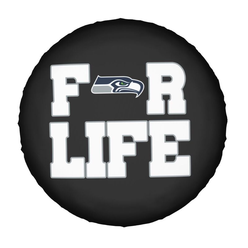 Seattle Seahawks Printing tire protection cover car spare tire dust protection cover