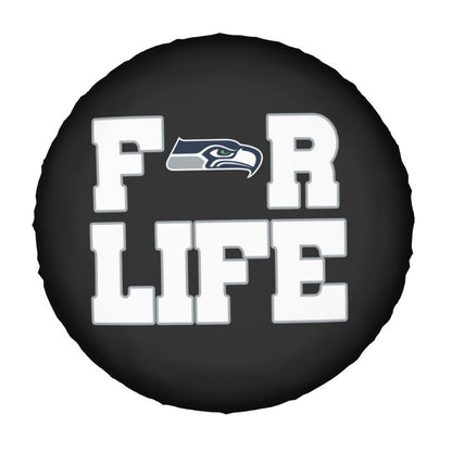 Seattle Seahawks Printing tire protection cover car spare tire dust protection cover