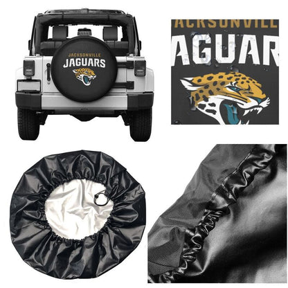 Jacksonville Jaguars 2 Print tire protection covers car sunscreen tire protection covers