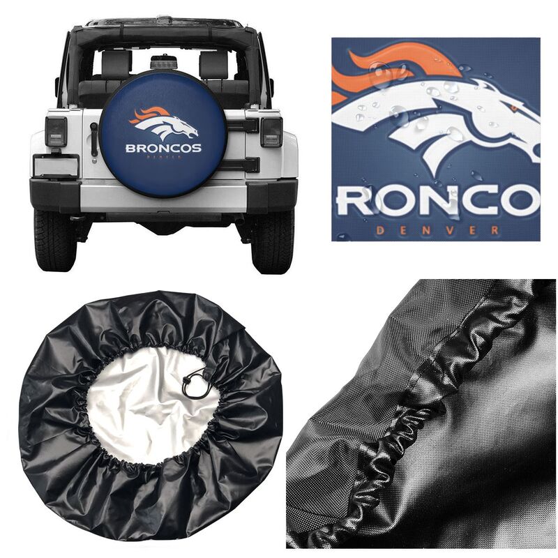 Denver Broncos Tyre protective cover car dustproof sunscreen tyre protective cover