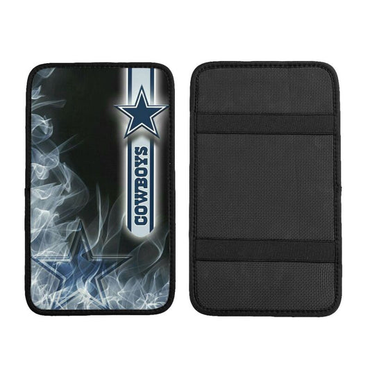 Car armrest box pad Dallas Cowboys2 Printed central armrest box pad anti slip pad