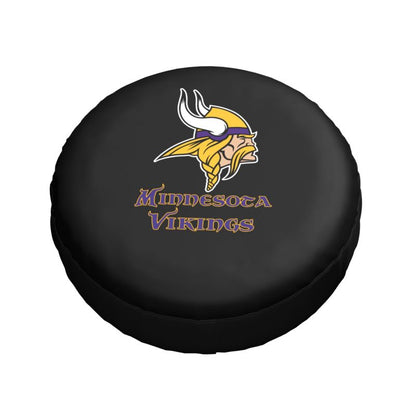 Minnesota Vikings 4 Car tire protective cover waterproof and dustproof tire cover