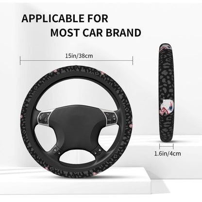 New England Patriots 1 Printed elastic steering wheel cover car steering wheel protective cover