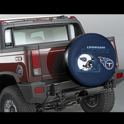 Tennessee Titans Print car tire protection cover car spare tire dust protection covers