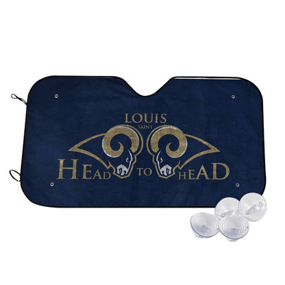 Los Angeles Rams 2 Print Car windshield sunshades is suitable for front Car windshield sunshades