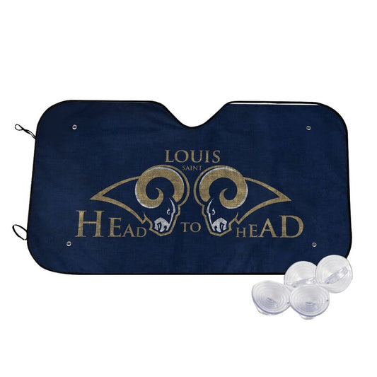 Los Angeles Rams 2 Print Car windshield sunshades is suitable for front Car windshield sunshades