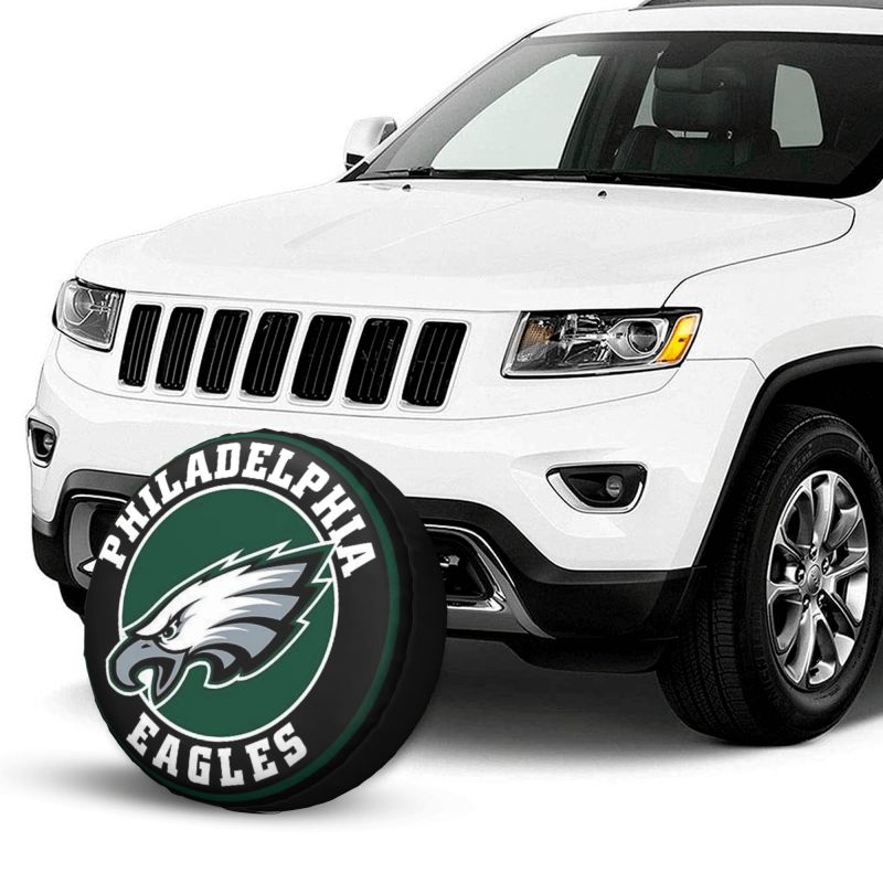 Philadelphia Eagles Printing car tire covers waterproof and dustproof protective covers