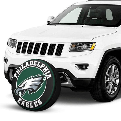Philadelphia Eagles Printing car tire covers waterproof and dustproof protective covers