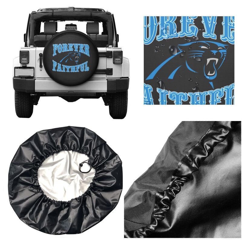 Carolina Panthers Printing car spare tire dust protection cover tire protection cover