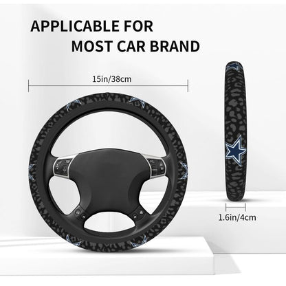 Dallas Cowboys Printed elastic steering wheel cover car anti-skid cover