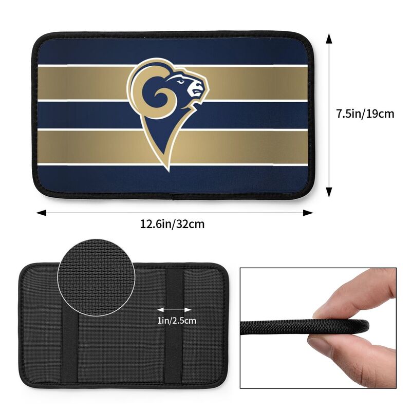 Los Angeles Rams5 Printed car armrest box pad elbow protection pad