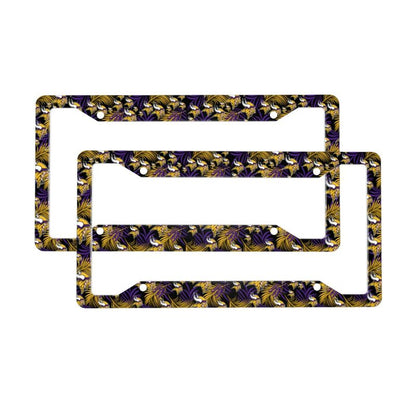 Minnesota Vikings Print Car license plate frame four hole license plate holder (one pair)