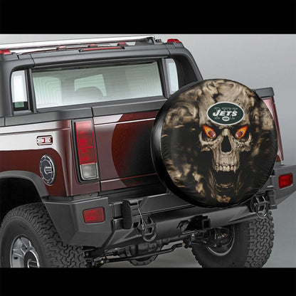 New York Jets print Skull print car tire cover tire dust cover