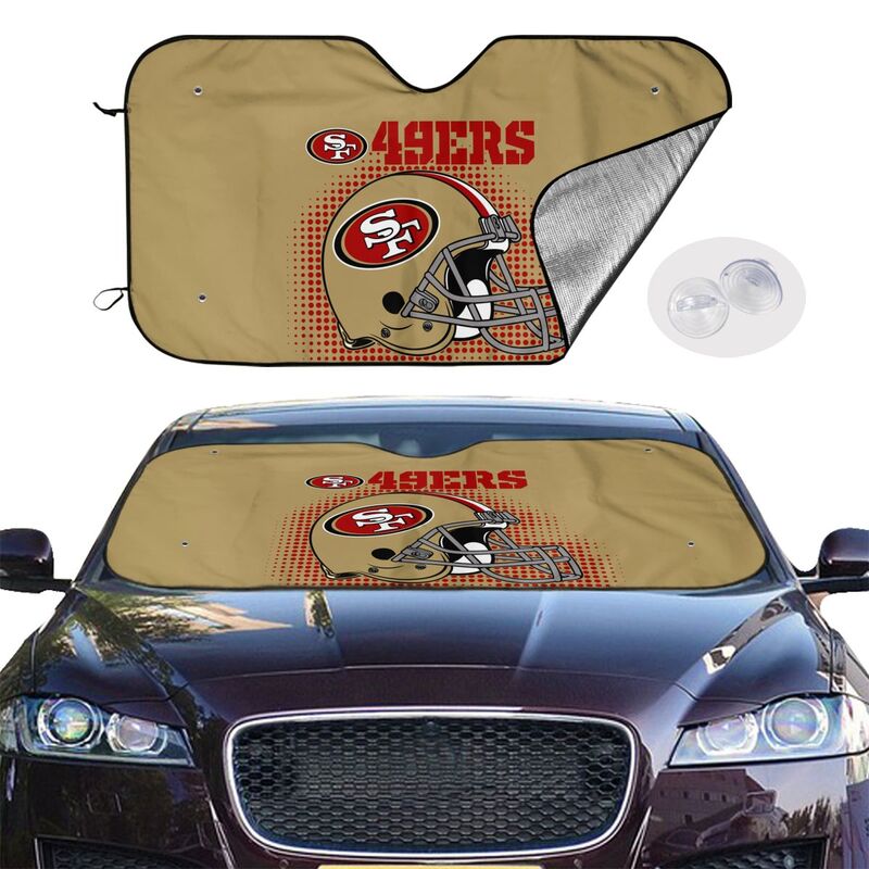 San Francisco 49ers Printing car front windshield sunshade car windshield sunshade multi size
