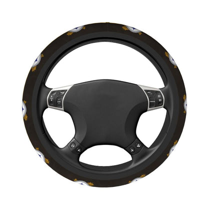 Pittsburgh Steelers 2 Printed breathable anti slip cover elastic steering wheel cover