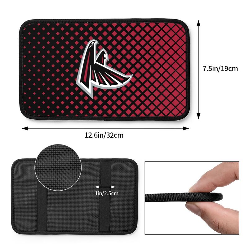 Atlanta Falcons Car handrail box cushion Personalized printed car armrest cover