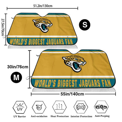Jacksonville Jaguars Printing is suitable for car front windshield sunshades Car windshield sunshades