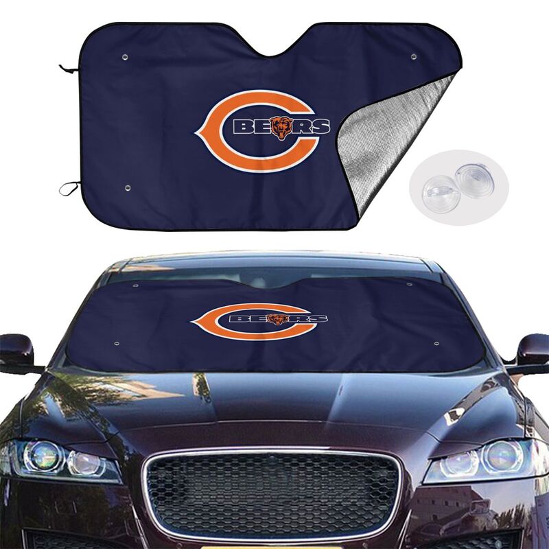 Chicago Bears Print suitable for front Car windshield sunshades Car windshield sunshades