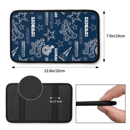 Car armrest box pad Dallas Cowboys Printed central armrest box cushion protective pad