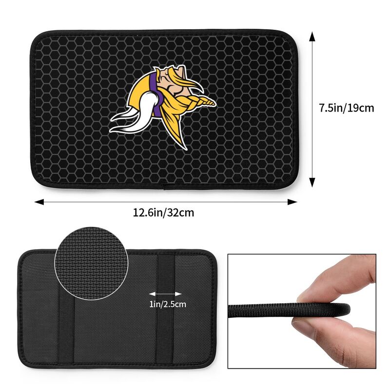 Minnesota Vikings Printed protective pad for car armrest box