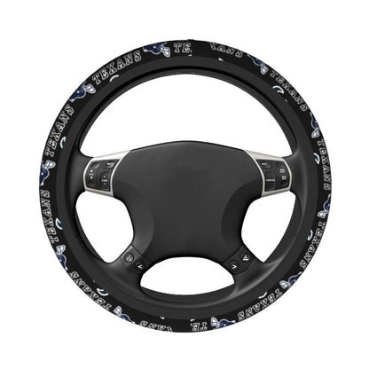 Houston Texans Printed car protective cover elastic steering wheel cover