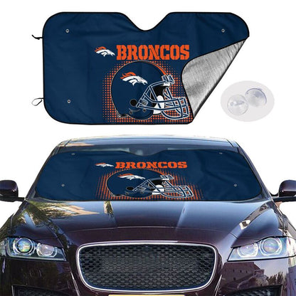 Denver Broncos Printing car front windshield sunshade car windshield sunshade multi size