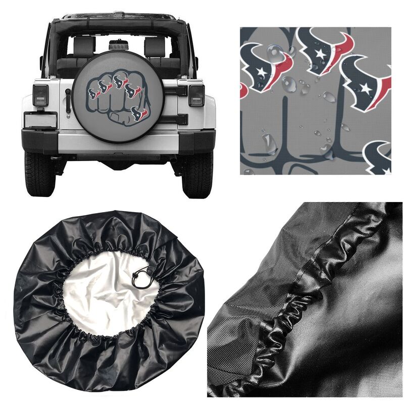 Houston Texans Print tire protection cover car spare tire dust protection covers