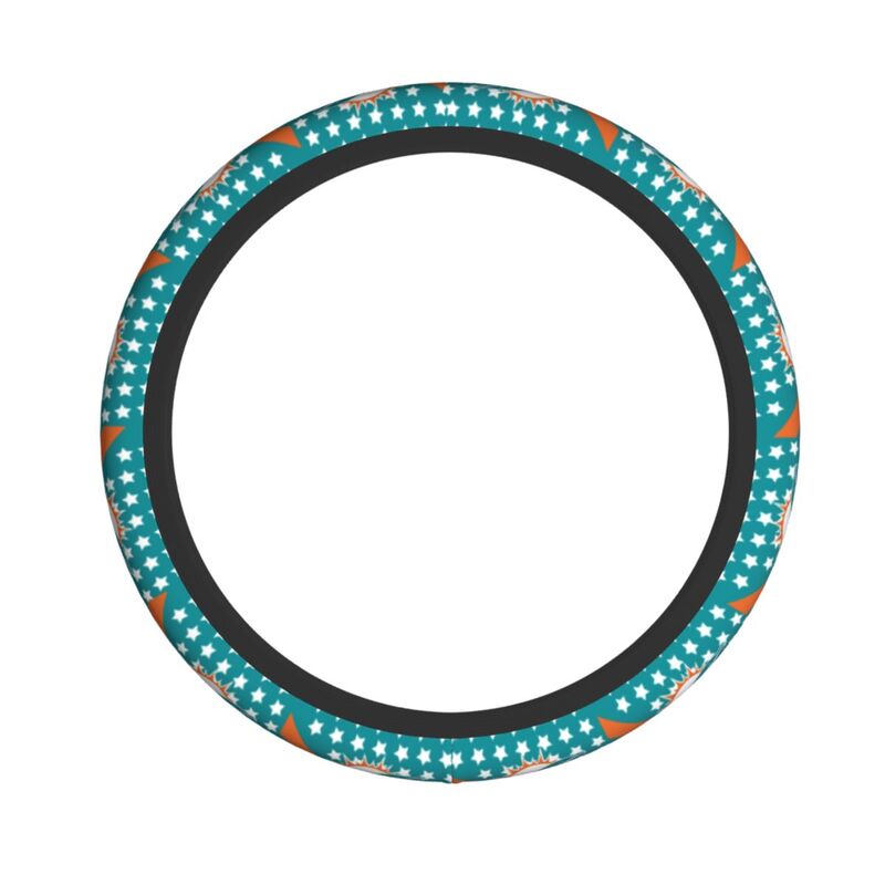 Miami Dolphins 1 Printed breathable elastic steering wheel cover
