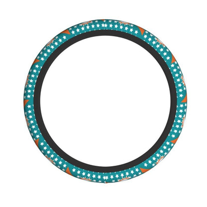 Miami Dolphins 1 Printed breathable elastic steering wheel cover