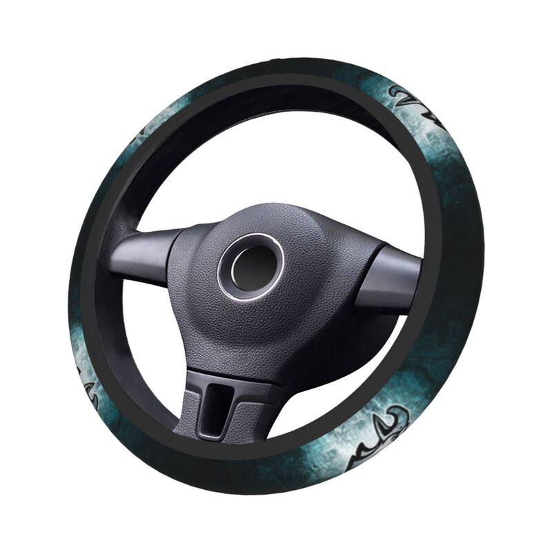 Philadelphia Eagles 2 Printed breathable elastic steering wheel anti slip cover